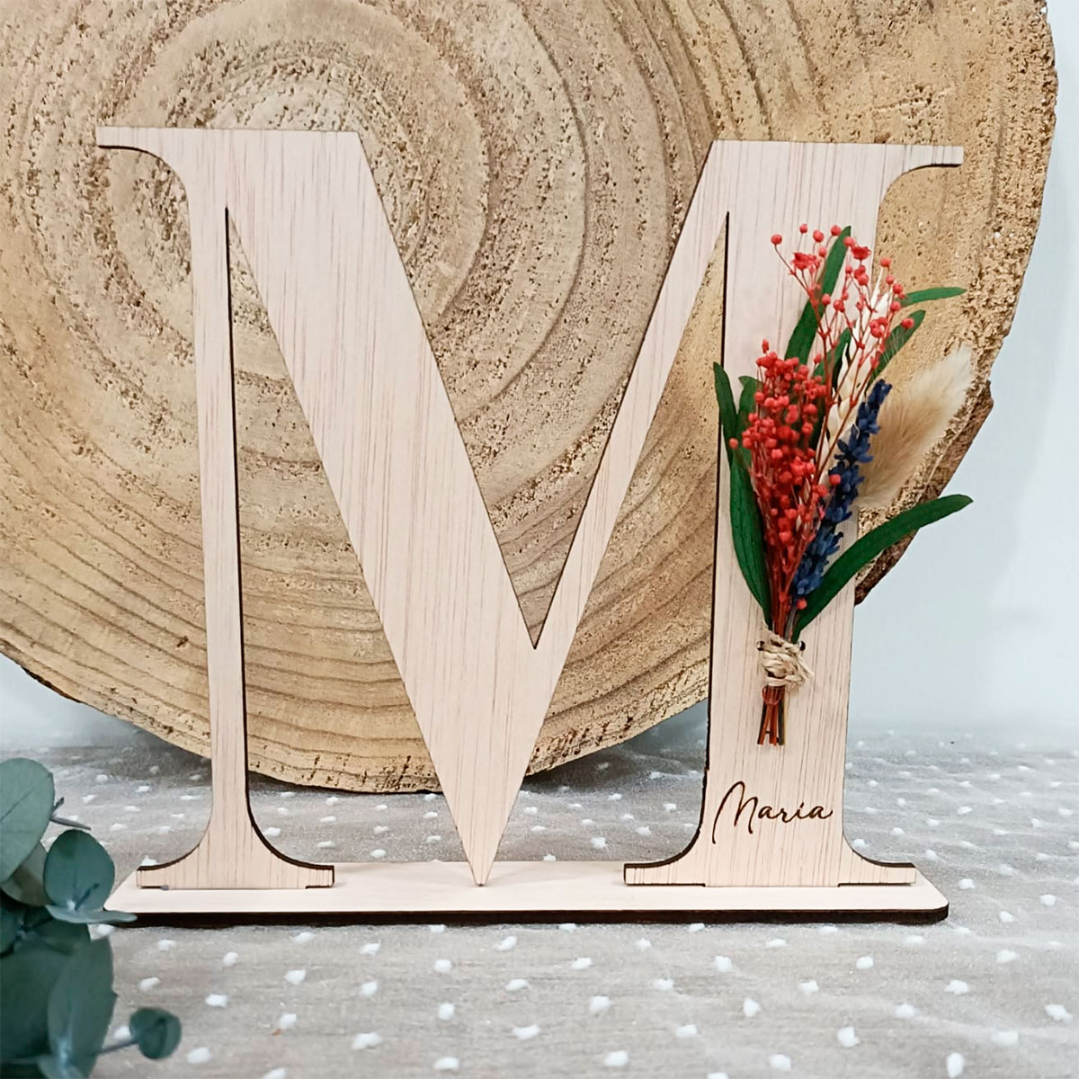 pr-2920 inicial madera flores b