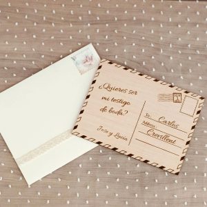 pr-2916 tarjeta postal testigo